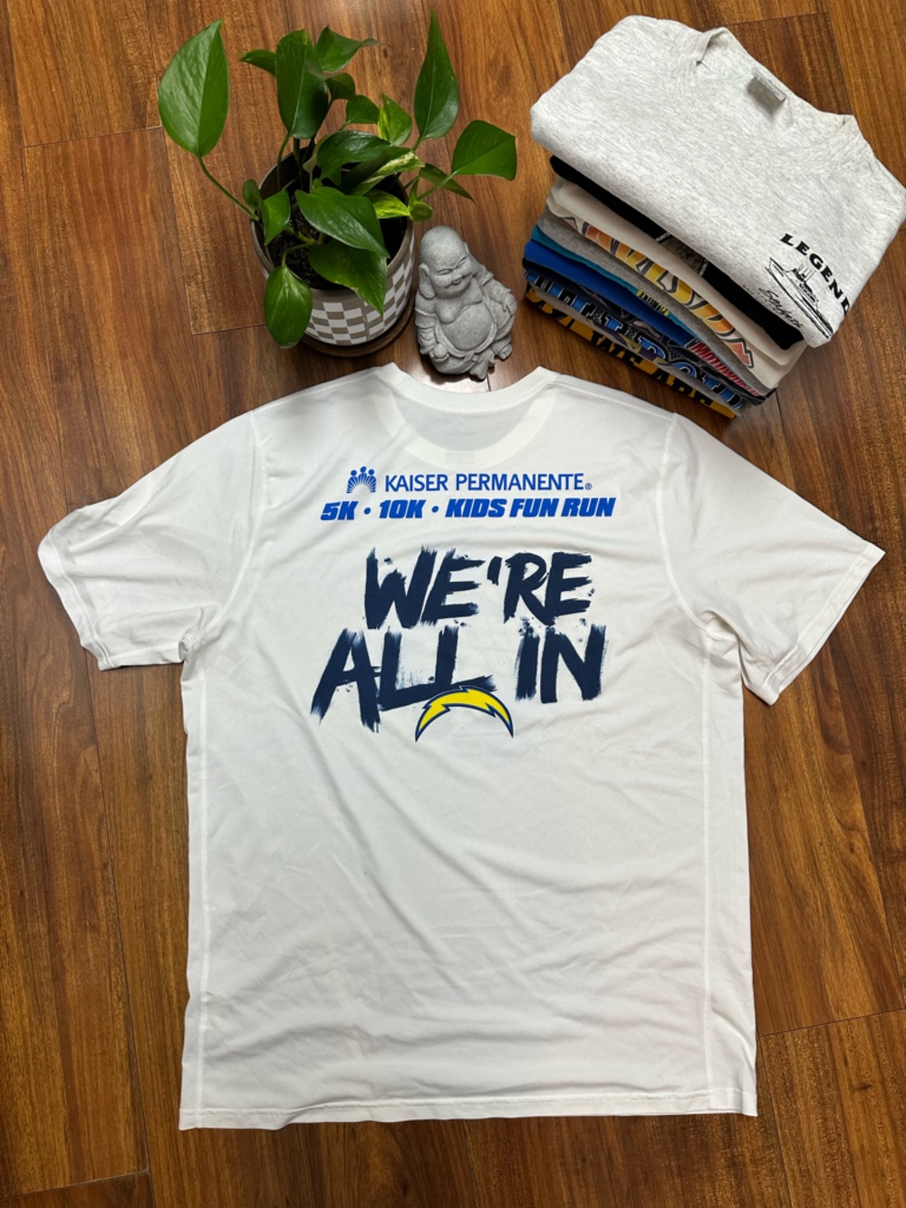 Nike Dri-FIT Chargers "Bolt to the Q" Tee L